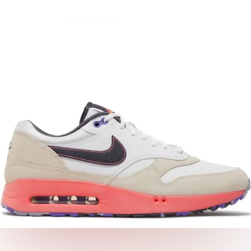 BNIB Nike Air Max 1 ‘86 OG G NRG White/Hot Punch/Sanddrift/Gridiron Sz M 4.5/W 6